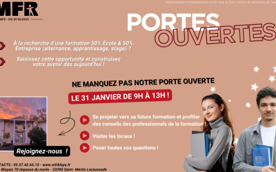 Portes Ouvertes MFR du Blayais